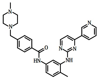 甲磺酸伊馬替尼的結(jié)構(gòu)式